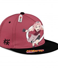 Sakura Haruno Snapback Hat Custom Seal NRT Anime Hat GOTK2402
