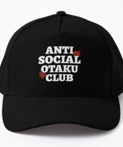 Anti-Social Otaku Club Baseball Cap RB0403 product Offical Anime Hat Merch
