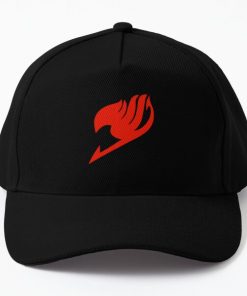 Fairy Tail Symbol | Fairy Tail logo (red) Baseball Cap RB0403 product Offical Anime Hat Merch